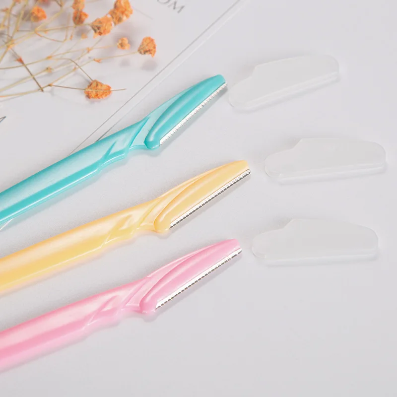 Новые 3 шт. ножницы для стрижки бровей с расческой женщин и мужчин уход за