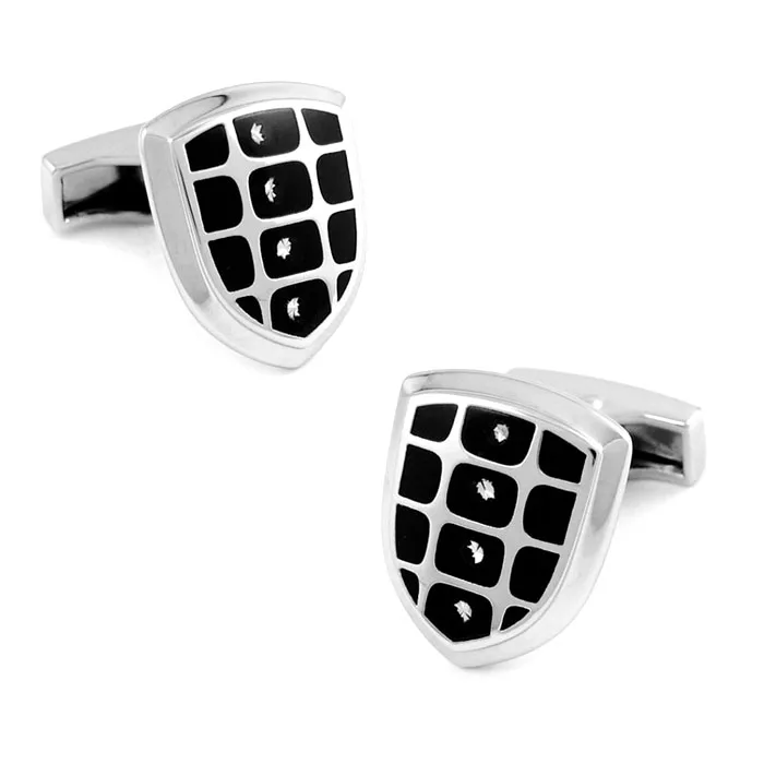 Индивидуальные круглые и эмалированные запонки с логотипом автомобиля|enamel| |