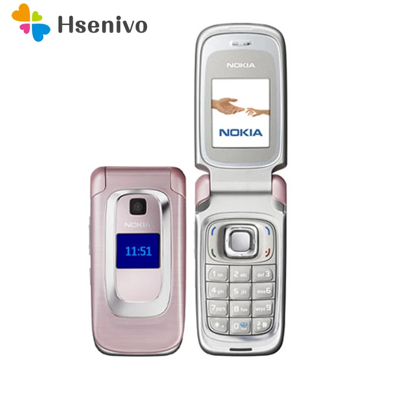 6085 отремонтированный Nokia 6085 флип мобильный телефон 2G GSM разблокированный флип мобильный телефон+ многоязычный Восстановленный