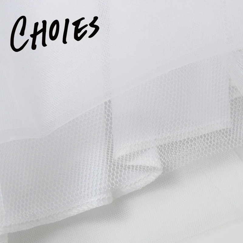 Женская шифоновая и сетчатая пышная Тюлевая юбка белая Faldas высокая талия Midi до