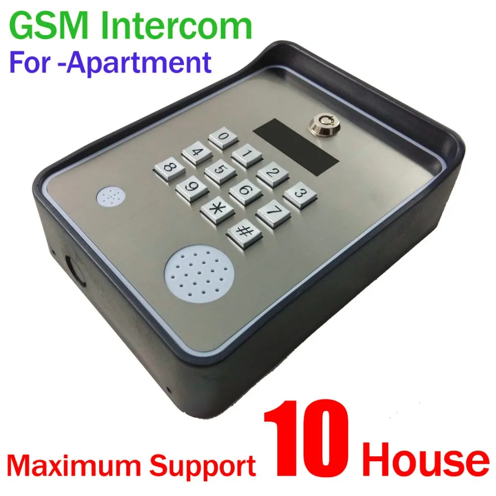 GSM APARTMENT клавиатура Handfree дверь квартиры или ворота контроллер доступа с