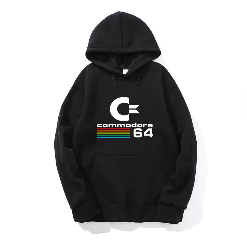 2017 new autumn and winter Commodore 64 men's hoodies street fashion C64 SID Amiga retro 8 cool design long-sleeved M-XX | Мужская