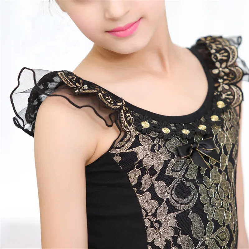 Новое поступление детское черное классическое балетное платье пачка для девочек