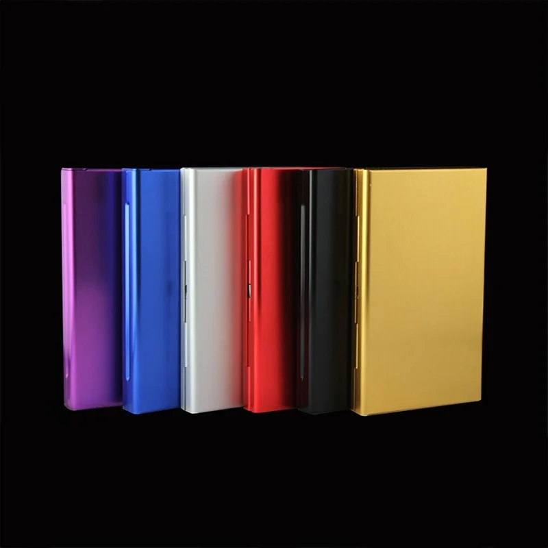 20 Pieces Capacity Metal Cigarette Case Container Pocket-box Pipe Cigar Holder Slim for Lady LAD-sale | Дом и сад