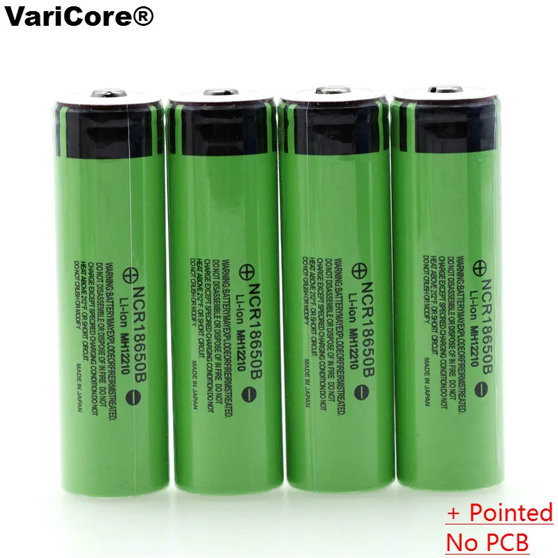 18650 3,7 v 3400 mah литиевая аккумуляторная батарея NCR18650B с заостренным носком(без PCB) для аккумуляторов Panasonic