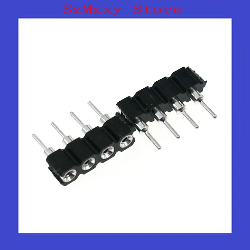 

10PCS/LOT 2.54mm RGB connector 4pin needle led female conntor