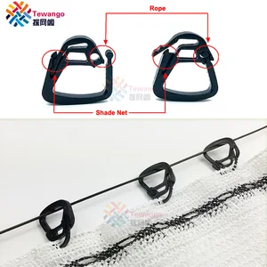 Тент для парусов Tewango, 50 шт. в упаковке, сетка от вредителей, сетка для защиты от брезента, крючки для навеса солнцезащитный козырек, парус, набор аксессуаров, садовые инструменты