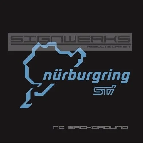Наклейка STI Nurburgring наклейка с логотипом эмблема Subaru Impreza rally racing jdm пара Стайлинг