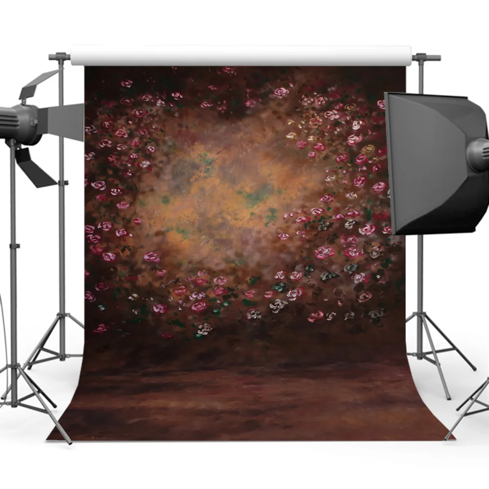 Фотофон Mehofoto с масляным рисунком цветов фотография Ретро портрет фотостудия