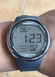 Скидка Часы мужские, спортивные, цифровые, водонепроницаемые, светодиодные, для плавания, многофункциональные, для улицы, 100 м