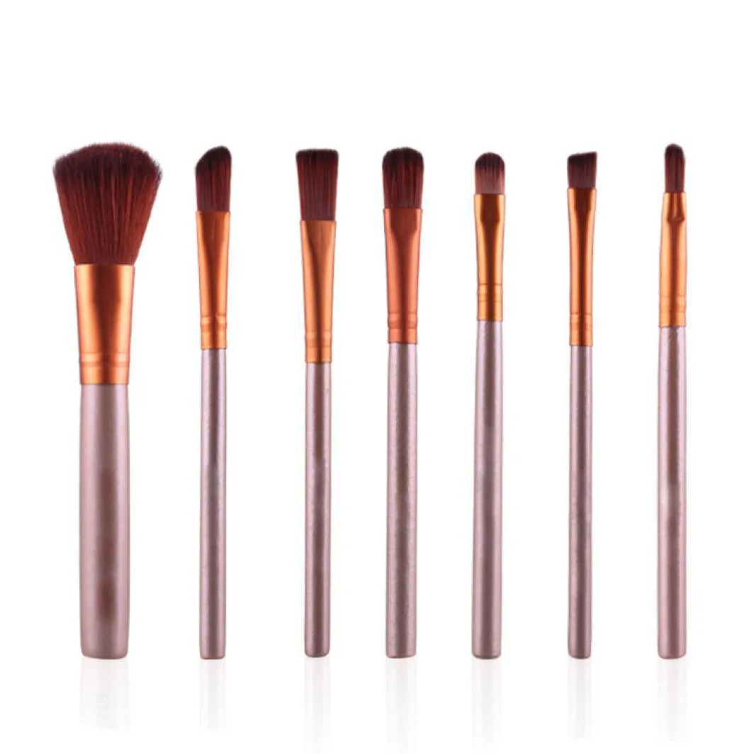 Burlywood color 7 pcs Кремовый Макияж для лица консилер Палитра Профессиональные кисти
