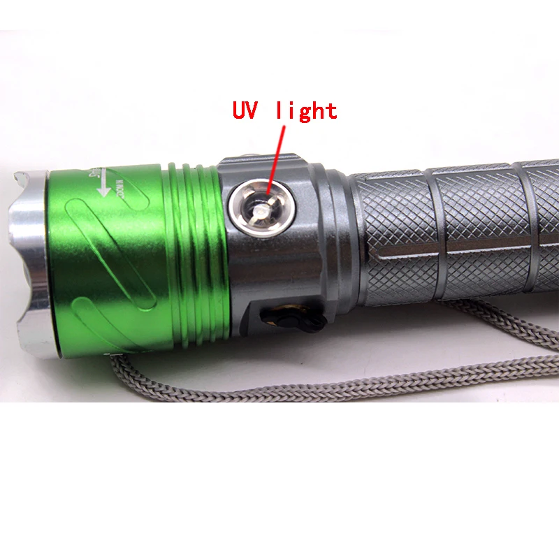 CREE XM L2 U2 светодиодный фонарик 2000LM 5 Вт перезаряжаемый Linterna 395 ультрафиолетовая