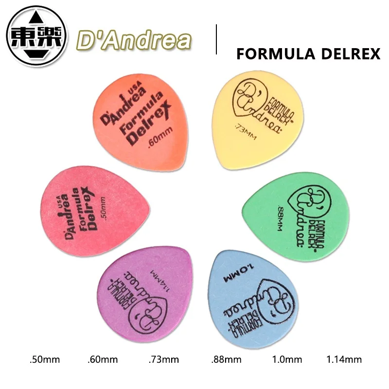 Гитарный медиатор Delrex D347 округлой формы в форме слезы Сделано США|picks plectrums|guitar