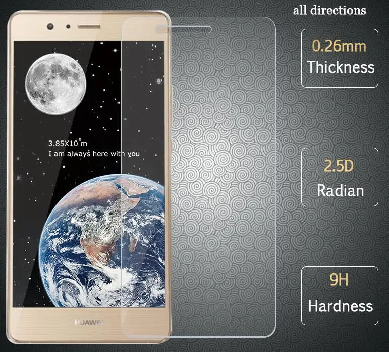 2 упак./лот 2.5D абсолютная новинка! Премиум закаленное Стекло для Huawei P9 Lite G9 Экран протектор из закаленного стекла, Защитная пленка для Huawei P9 Lite Стекло