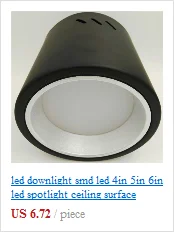 Точечный led 5 Вт Светодиодный светильник черный/белый 200 мм 300 мм удлиненный Dia60 мм скидка 30