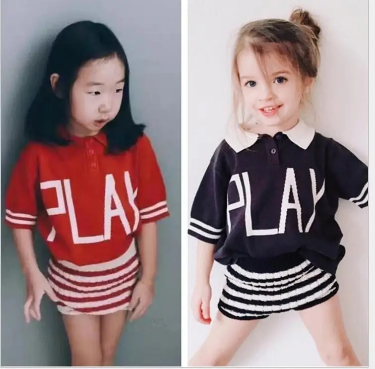 Лето 2017 г. свитер для повседневной носки из чистого хлопка Одежда мальчиков и