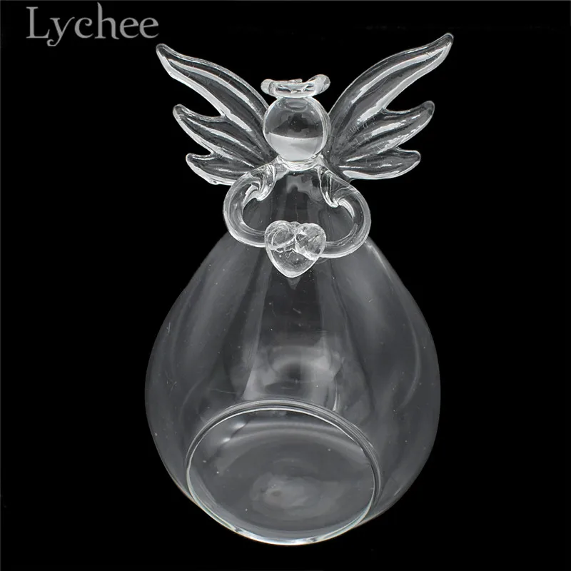 Lychee Angel Дизайн Подсвечник прозрачный стеклянный подсвечник домашний декор для