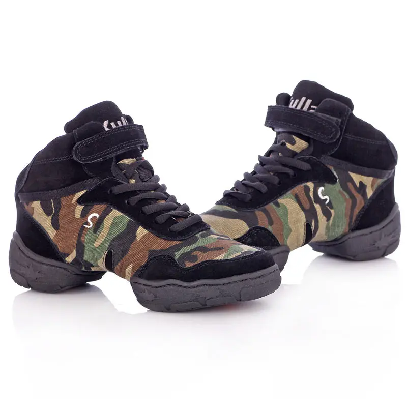 Jazz Dance Shoes Women Aerobics Sports Shoe Canvas Girls Fitness Sneakers Practice Female Modern Square Dancing Shoes Size 34-40