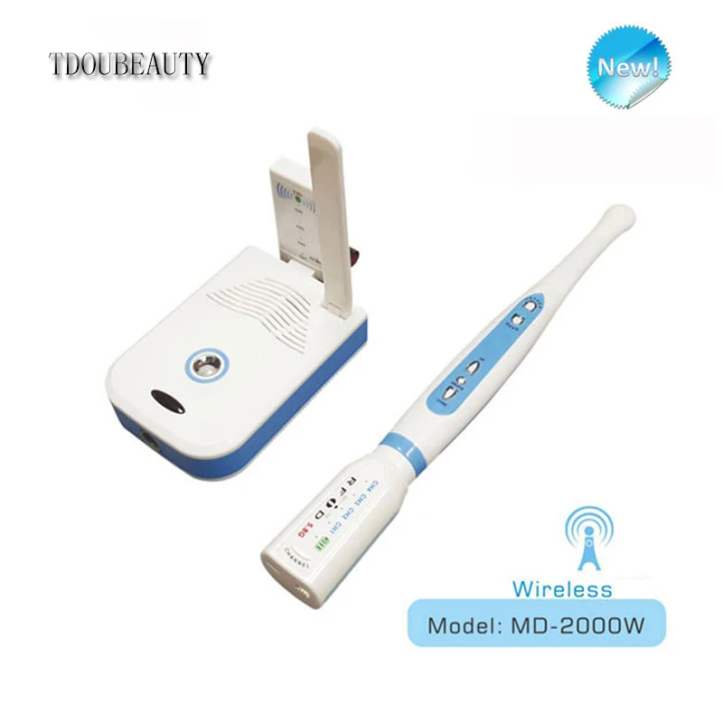 TDOUBEAUTY Can U Disk Storage And Wifi Wireless CCD Dental Intraoral Camera 2.0 Mega Pixels MD-2000W Free Shipping