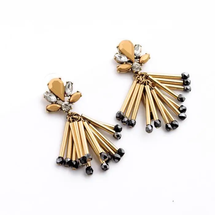db5014 match stick chic street style Woman Fashion Jewelry designer uxury brand Candy Sparkle statement earrings |