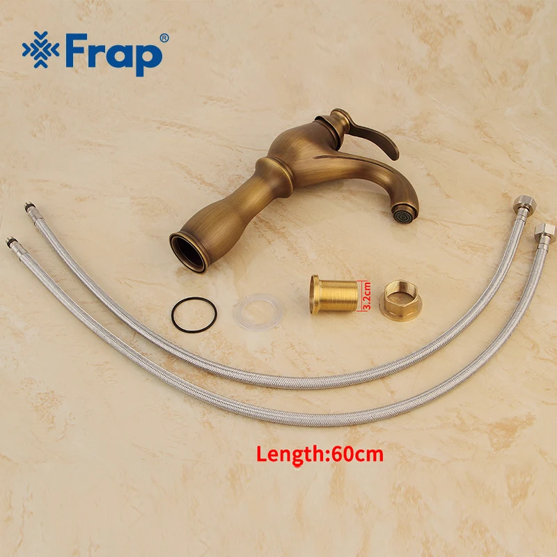 Смесители для раковины FRAP Y10072 однорычажный кран горячей и холодной воды из