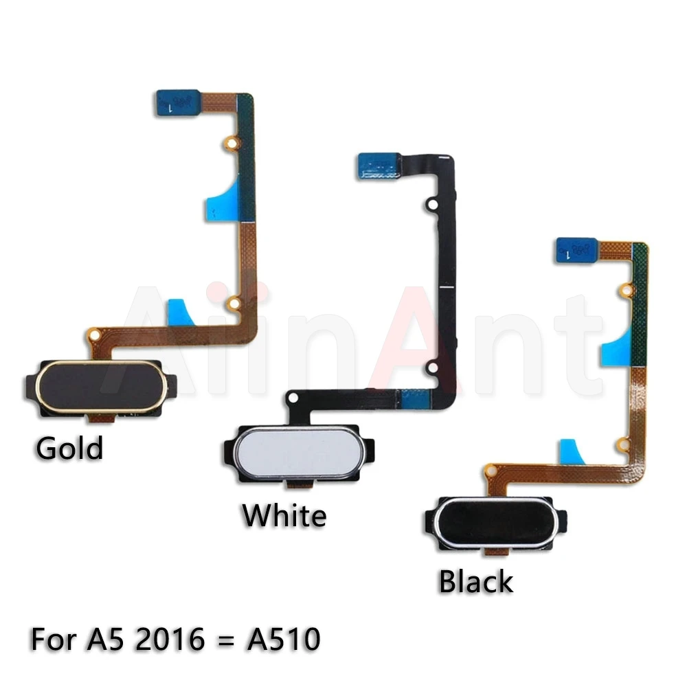 Оригинальная задняя кнопка «домой», определение отпечатка пальца Сенсор гибкий кабель для samsung Galaxy A5 A7 A510 A510F A710 A710F