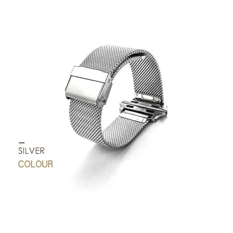 Milanese loop band for apple watch 42mm 38mm Stainless Steel metal strap Bracelet watchband for iwatch series 3/2/1 Accessories