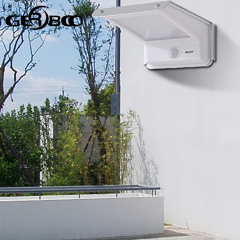 Солнечная энергия Сад безопасности лампа 20LED Открытый Путь пятно света солнечное