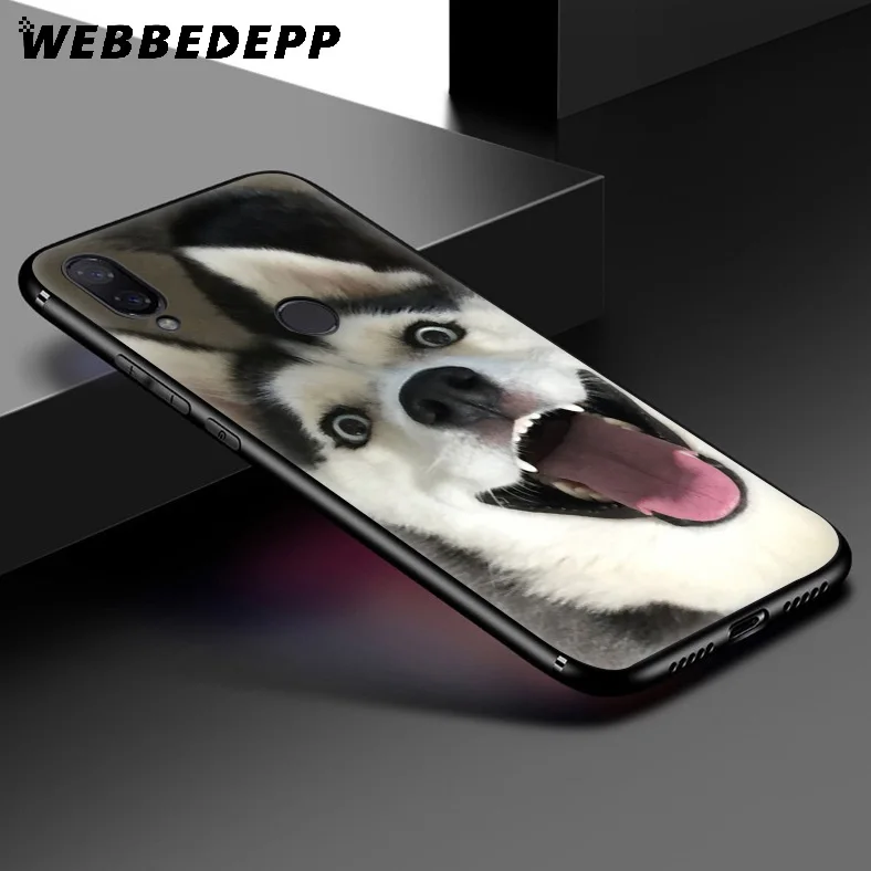 WEBBEDEPP Husky Cute Simple Wolf Soft Case for Xiaomi Redmi K20 7A 4A 4X 5 5A 6 6A S2 Note 8 4 7 Pro Plus Prime |