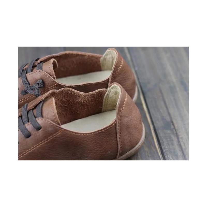 

2019 Women Shoes Flat 100% Authentic Leather Round toe Lace up Ladies Shoes Woman soft leather Moccasins Female Footwear AG08