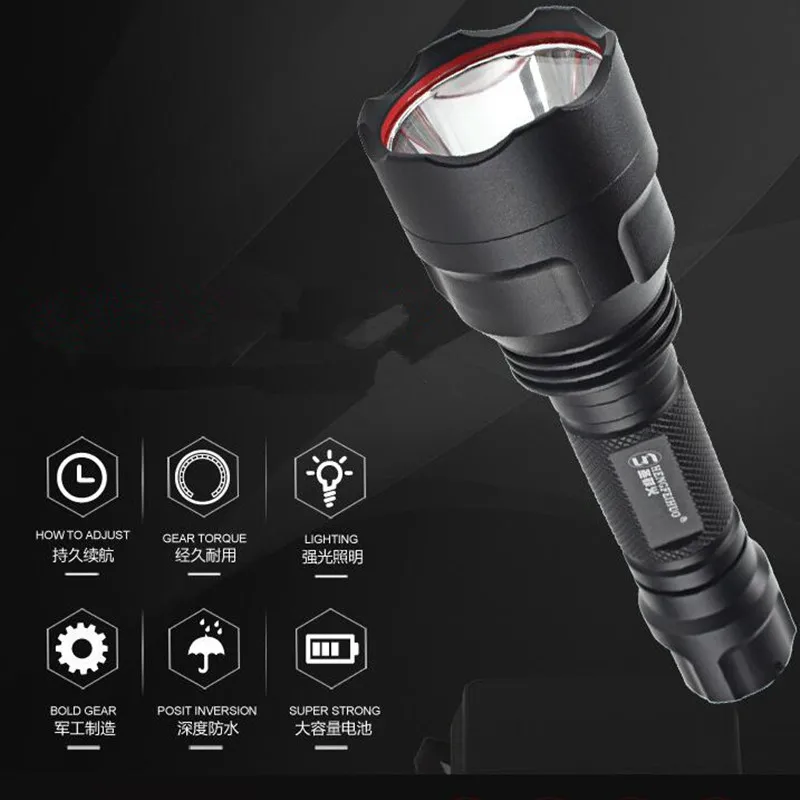 Супер яркий светодиодный фонарик 3 режима освещения фонарь для ночной езды