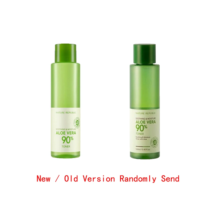 

NATURE REPUBLIC Soothing & Moisture ALOE VERA 90% Toner 160ml Moisturize Treatment Toner Miracle Facial Serum Blackhead Removal