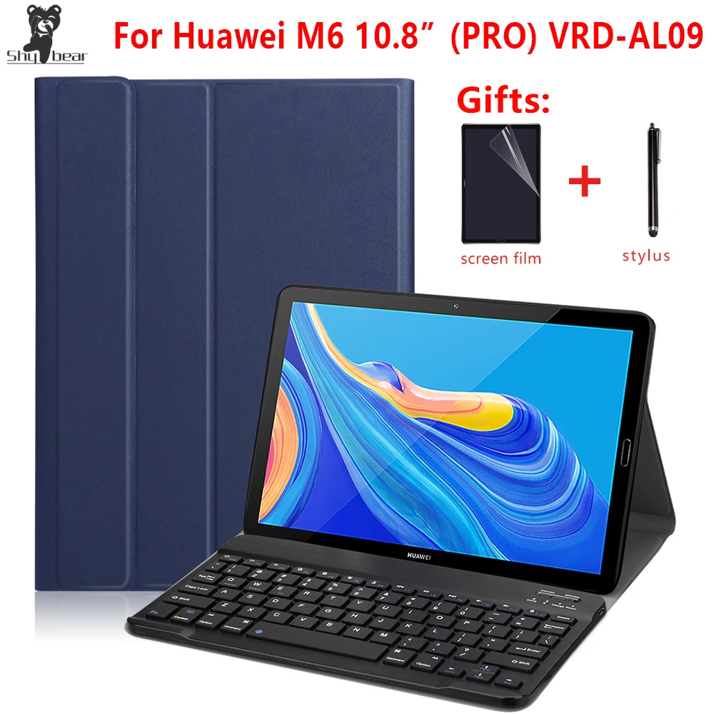 Чехол для huawei mediapad M6 10 8 &quotPro 2019 Беспроводная Bluetooth клавиатура полный защитный