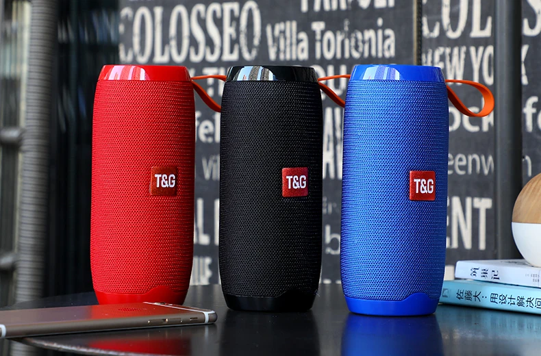 TOPROAD Портативный 10 Вт Bluetooth динамик беспроводная стерео Колонка наружная звуковая коробка HIFI динамик s поддержка TF FM радио AUX с микрофоном