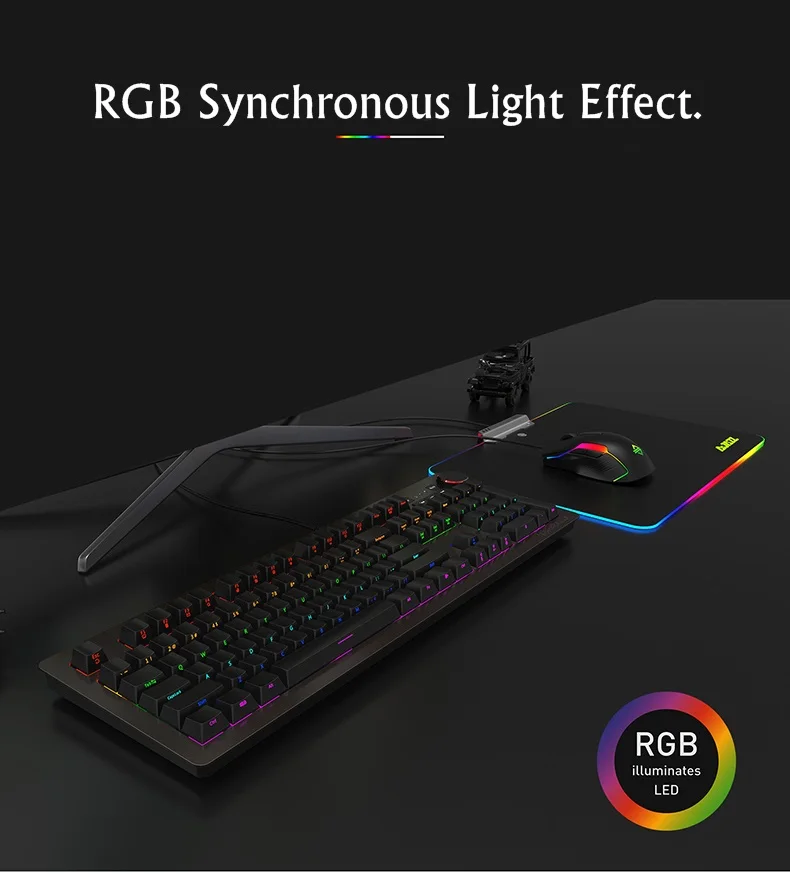 Все новые Ajazz 3 в 1 программируемые Antighost RGB Механическая с подсветкой игровая клавиатура, мышь и коврик для мыши костюм синяя ось