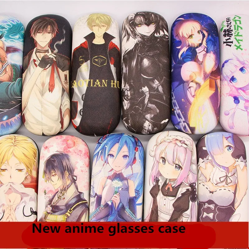 Чехол для очков в японском стиле с рисунком аниме Металлический переносной