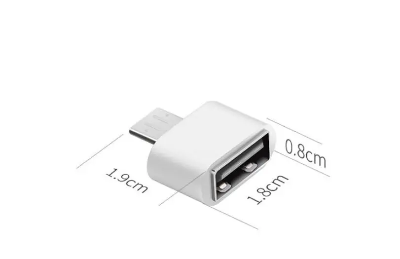 2 шт/2018 Универсальный микро USB к мини адаптер OTG 0 конвертер для сотовых телефонов