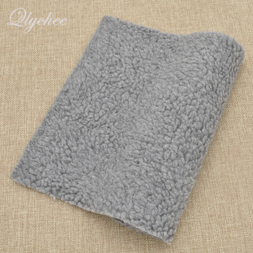 Однотонная Ткань A4 29*21 см из полиэстера и искусственного Козьего Меха сделай сам