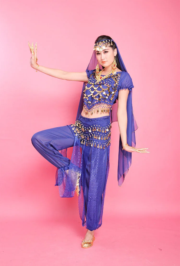 Женский костюм для тренировок по танцу живота 1 комплект | Тематическая одежда и