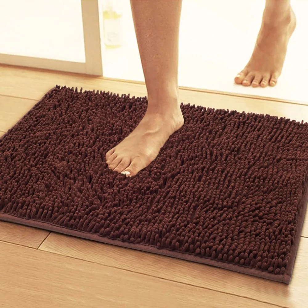 40x60 см микрофибра синель коврик для ванной нескользящий ванной|non slip bath mat|bathroom