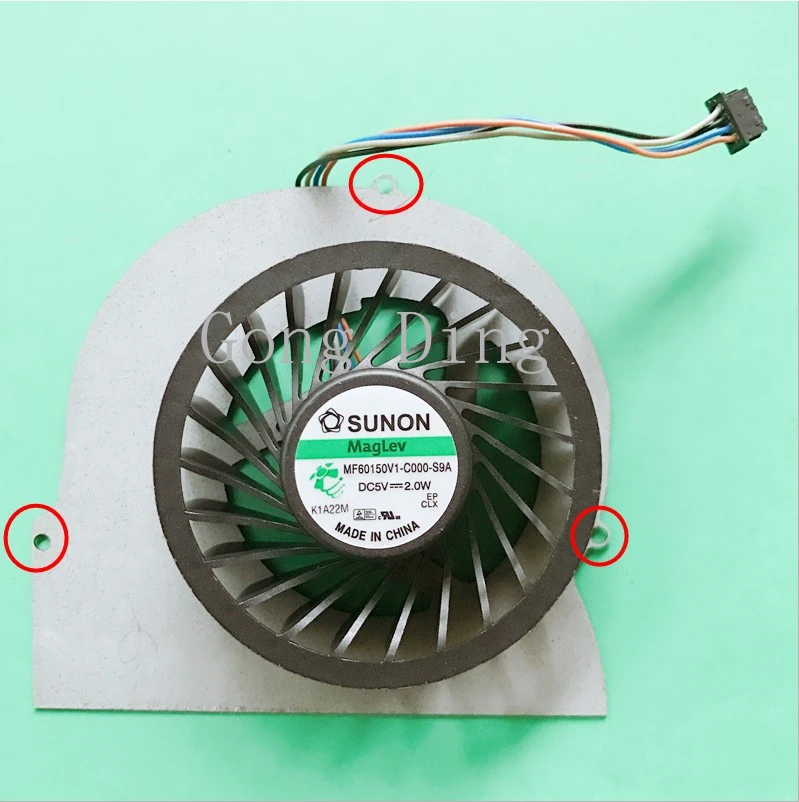 Новый вентилятор охлаждения процессора для ноутбука HP Elitebook 8570W 8560w 690630-001 690629-001 690628-001 MF60150V1-C000-S9A.