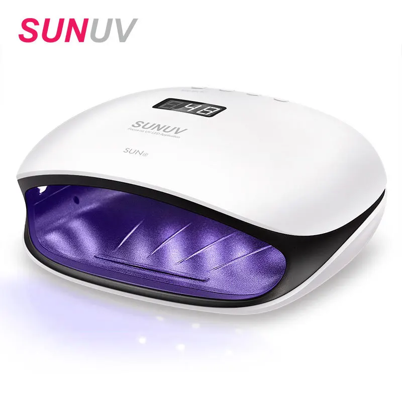 SUNUV 48 Вт солнцезащитный 4S Светодиодный УФ лампа для ногтей Сушилка для ногтей лампа для ногтей профессиональный маникюр гель лак сушка фототерапия отверждение инструмент