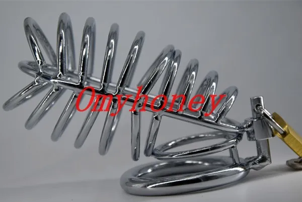 SM449 Silver клетка для пениса из нержавеющей стали с шкафчиком замком кольцо полового