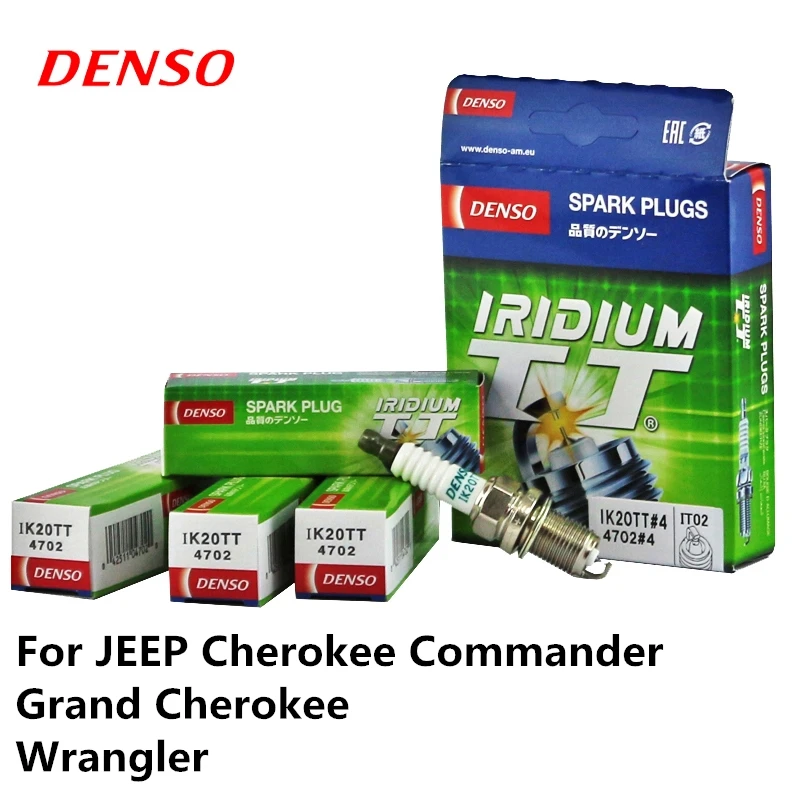DENSO автомобильная свеча зажигания для JEEP Cherokee Commander Grand Wrangler Иридий Платина IK20TT|plug