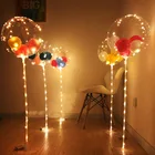 Подставка для воздушных шаров со светодиодной подсветкой, яркая подставка для украшения детского дня рождения