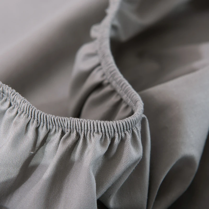 Простыня по размеру матраса покрытие сплошной цвет шлифованные постельные