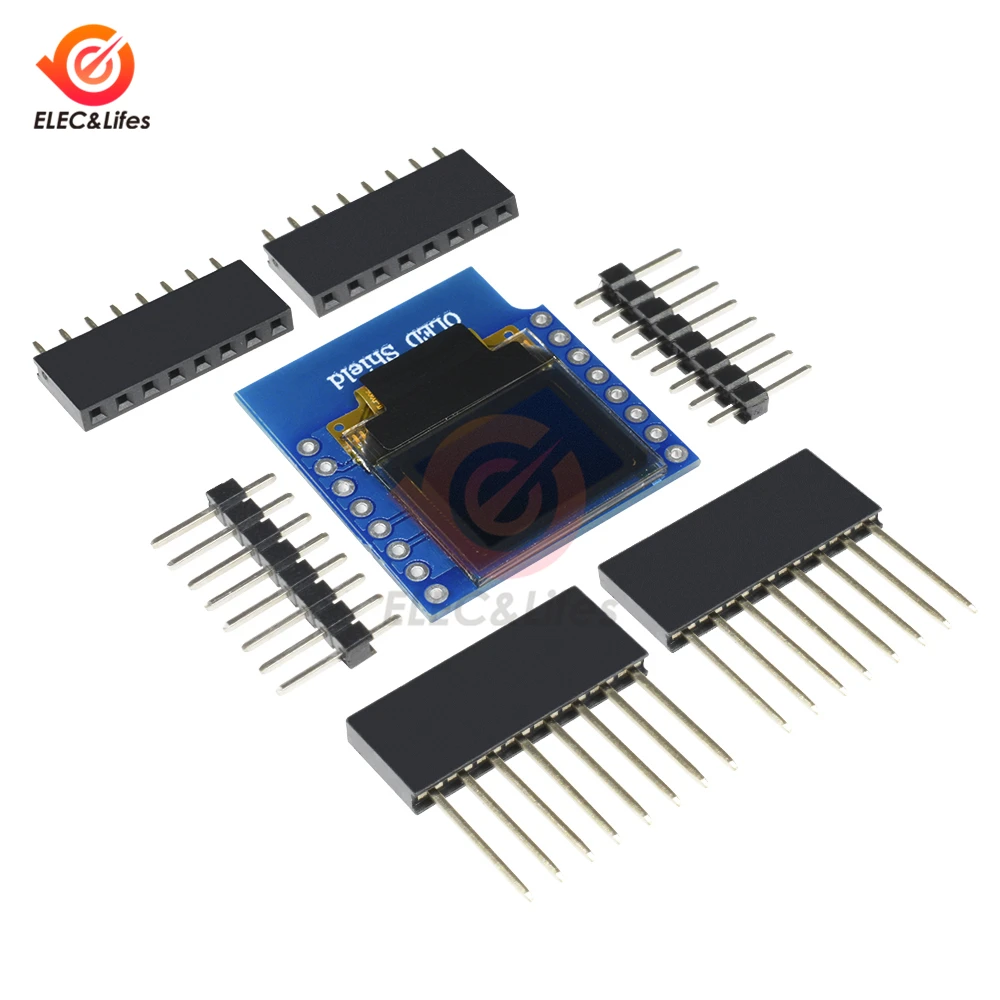 Модуль ЖК-дисплея D04 0 66 дюйма 64X48 IIC I2C OLED для WEMOS D1 MINI ESP32 модуль микро Интернет