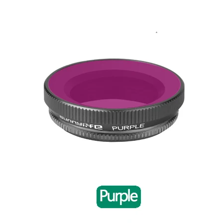 Purple OSMO экшн Камера фильтр для объектива для подводного плавания дайвинга объектив УФ CPL ND4/8/16/32 ND4/8/16/32-PL для DJI Osmo экшн Камера аксессуары - Цвет: Purple