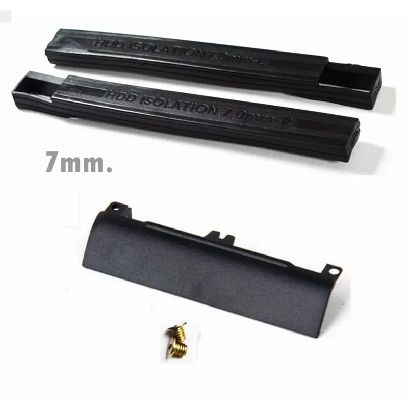 Новый жесткий диск GZEELE Caddy чехол + 7 мм резиновые рельсы для Dell Latitude E6330 6430 6530 E6430