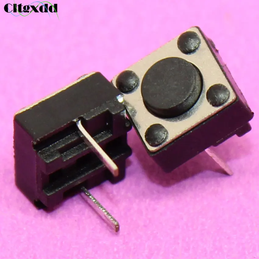 Cltgxdd 1 ~ 100 шт 6*6*4 3 мм 2pin кнопочный переключатель 6X6X4.3H Тактильные Такт микро